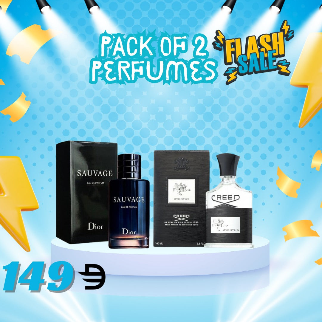 Pack of 2 for Men (Creed Aventus + Dior Sauvage)