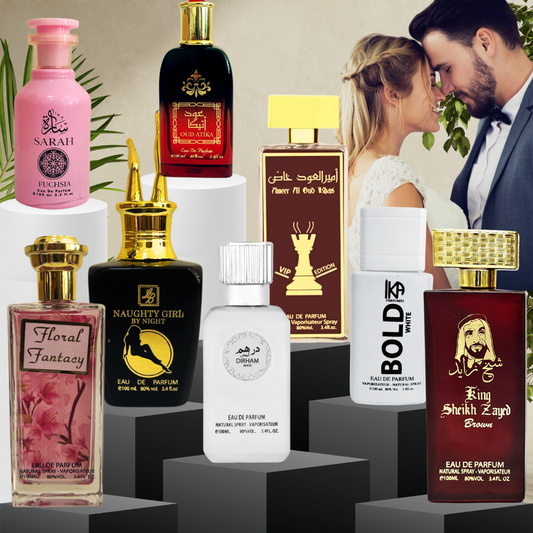 Bundle of 8 For Couple | 4 Men + 4 Women - Long Lasting Perfumes  (100ml Each) | MB13 (Copy)