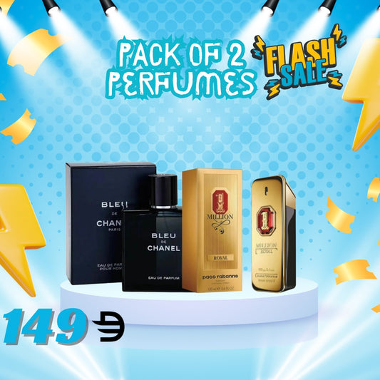 Pack of 2 for Men (1 Million + Blue De Chanel)