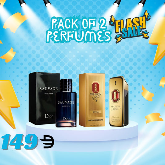 Pack of 2 for Men (1 Million + Dior Sauvage)