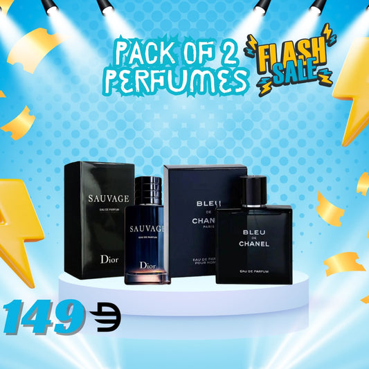 Pack of 2 for Men (Blue De Chanel + Dior Sauvage)